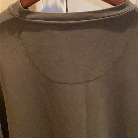 SQWEAR DARK OLIVE V-NECK POLYESTER PULLOVER SZ XL - Picture 8 of 10
